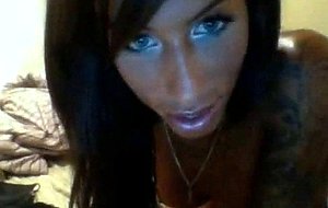 Beautiful tgirl amusing solo