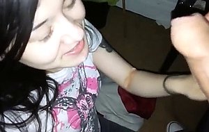 Amateur bj and facial 