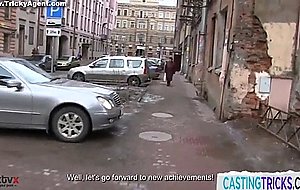Babe gets pussyfucked in pov at casting 