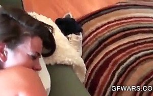 Busty gf pussy licked and fucked in pov style