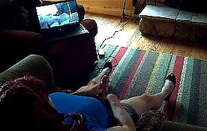 Cd watching porno & wanking