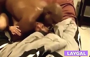 A mature amateur woman has passionate sex with a b 