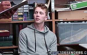 Teenage amateur thief ass banged 