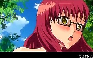 Hentai school girl grabbed by tits and banged