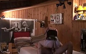 French Couple On Bed