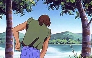 Lovely bisexual teen 3some in cartoon