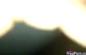Blindfolded wife gets two dicks