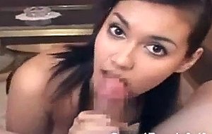 Asian Teen Maria POV Blowjob