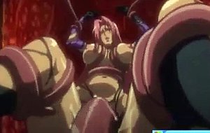 Busty hentai groupfucked by monsters and tentacles