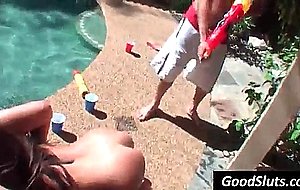 College babes love sex with friends