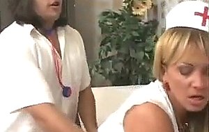 Randy doctor fucks his sweet nurse