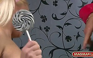 Young girl initiated into porno