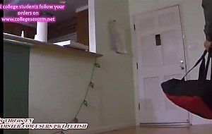 Masturbating in front of the delivery pi 