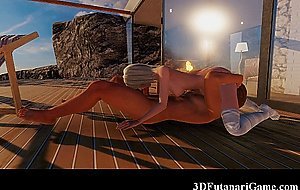 Beautiful 3D Futanari with Big Cock