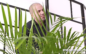 Blonde enjoys anal while cuck husband watches