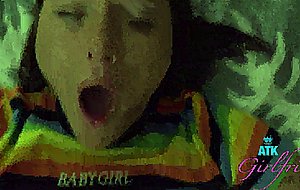 Zoe takes your cock in her ass, and you cum on her