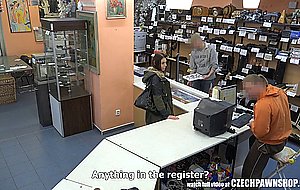 Czech pawn shop - young girl likes to swallow