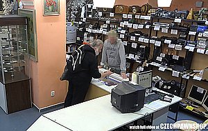 Czech pawn shop - young girl likes to swallow