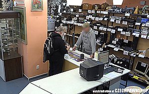 Czech pawn shop - young girl likes to swallow