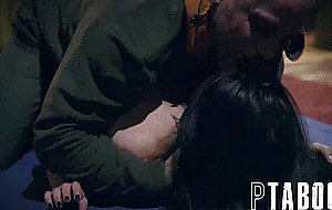 Bratty hollywood actress casey calvert loses sex bet with stuntman