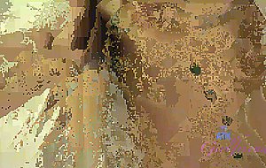 Alaina feels the honey cum running out of her pussy