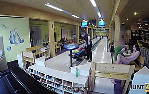 Hunt4k. cuckold allows guy please his sexy gf right in bowling club