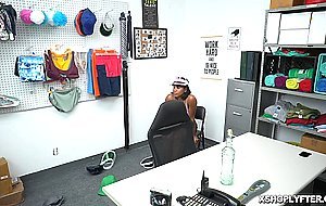 LP Officer likes some ebony breasts as Jenna takes a hot cock ride