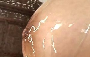 Japanese massive tits oil massage