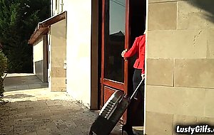 Sexy blonde mary rider take a young cock 
