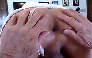 Handsome old guy fucks...