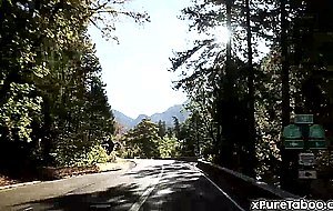 Hitchhiker teen brutally double penetrated by drivers