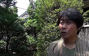 Horny asian dude banging a granny