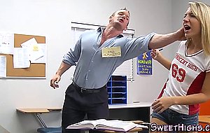 College teen blonde gets pussy plowed 