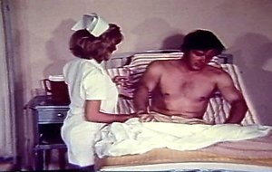 Hot nurse gives her patient a bj in classic sex scene