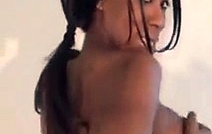 Big Nippled Ebony Girl Sucks On Cock