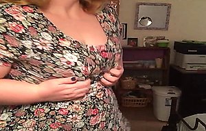 Plump bbw in lingerie masturbates