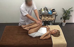 Asian girl oiled, massaged and fucked