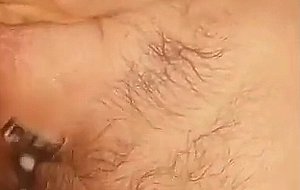 Shaving penis and balls 