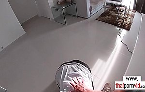 Stud visits as a pizza delivery boy and fucks thai girl