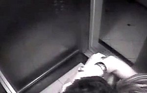 Secure camera in elevator