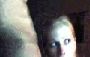 Yo german girl does a blowjob on...