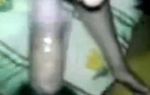 Dominicana teen in threesome