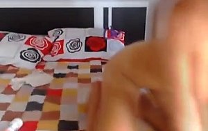 Big Tits Blonde Sucking a Dildo HD