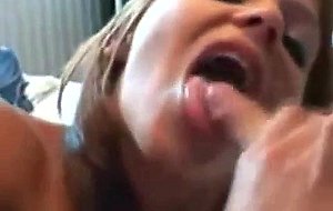 Very happy girlfriend