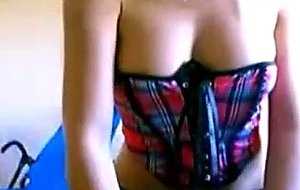 Hot blonde teen webcam video