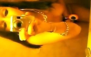 Mirror teen brunete teasing