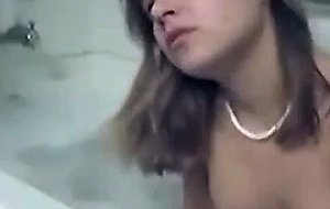 Love naughty teen taking a bath