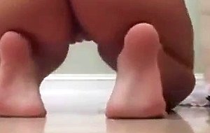 Blonde 18yo teen vibrator in ass