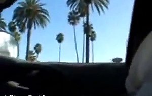 Amateur ass fucked in car