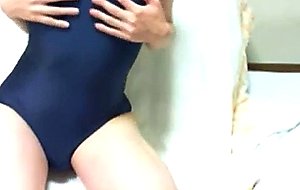 Teen tranny jerking penis